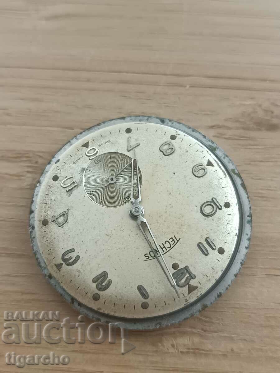 Auction Technos men's watch movement Auction Technos men's watch movement