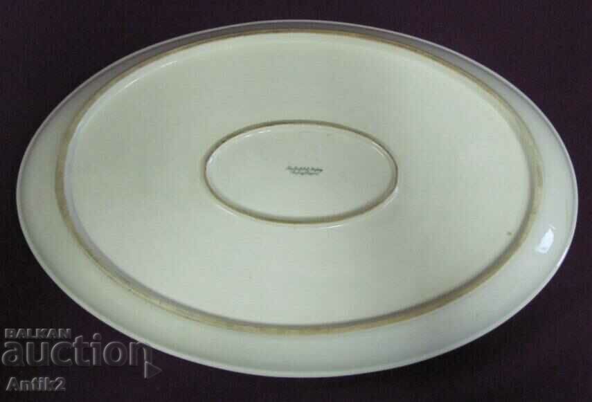Large Porcelain Plate Marked - 6