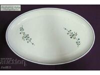 Large Porcelain Plate Marked