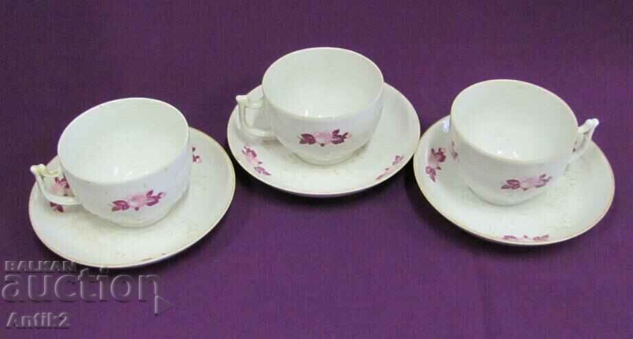 Porcelain Tea Cups 3 pcs. with price 50.00 BGN | € 25.56 Porcelain Tea Cups 3 pcs. with price 50.00 BGN | € 25.56