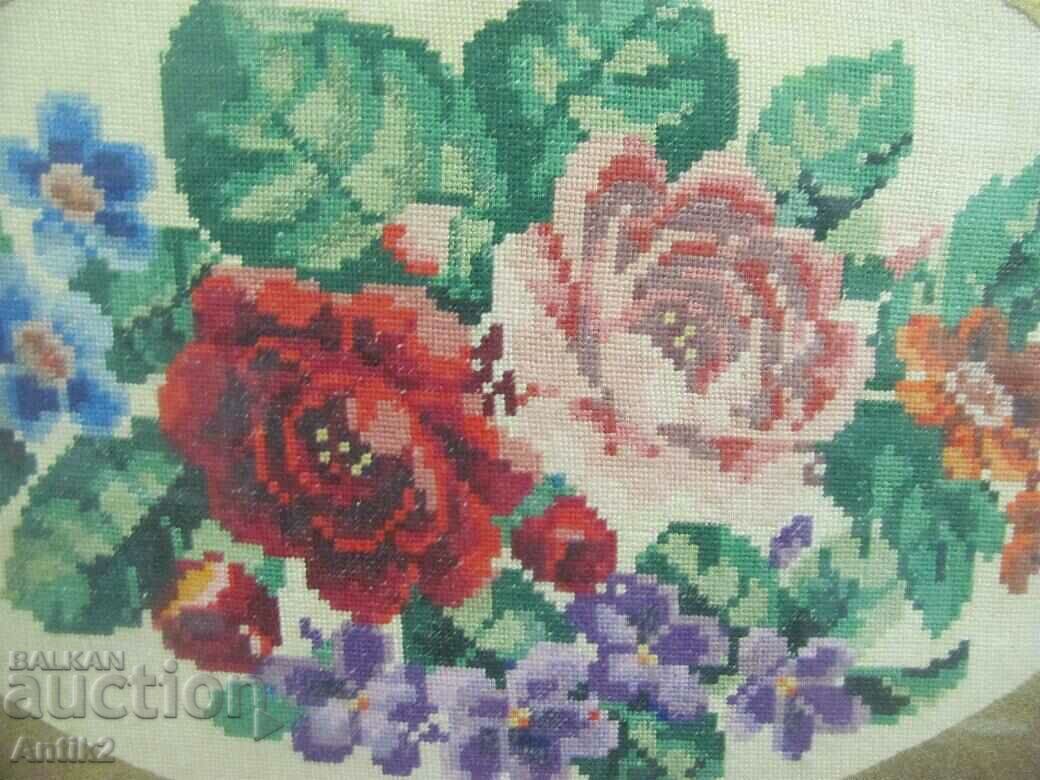 Auction Old Hand Stitched Tapestry Auction Old Hand Stitched Tapestry