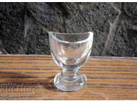 стара медицинска стъклена чашка за промиване на очи око