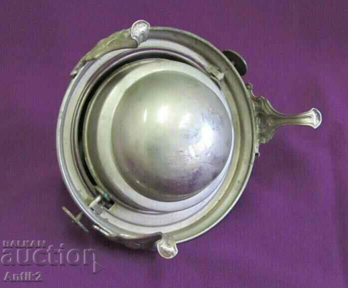 Bol de zahăr din metal antic, bol - 7 Bol de zahăr din metal antic, bol - 7