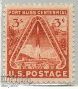 1948. САЩ. 100-годишнина на Ford Bliss - ракетно изстрелване