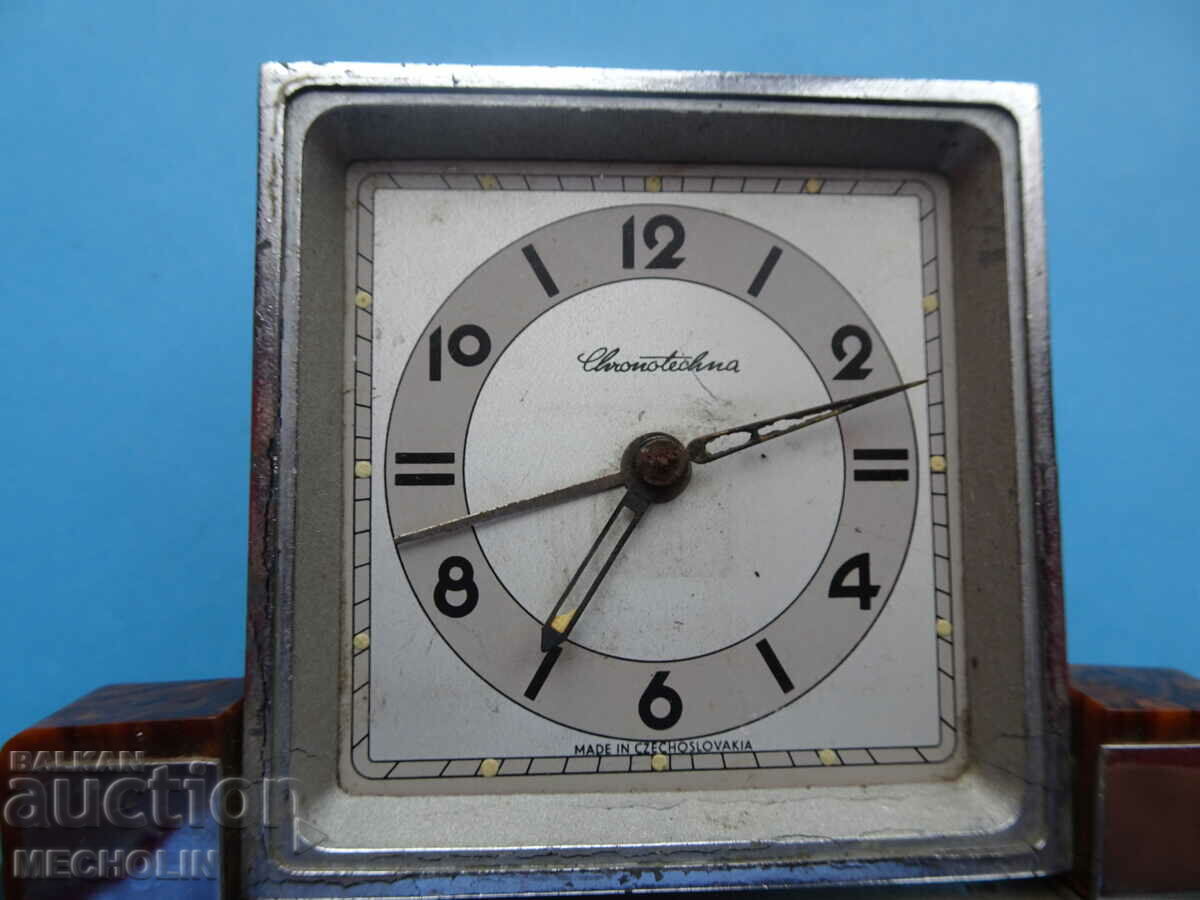 COLLECTOR'S ALARM CLOCK CHRONOTECHNA CZECHOSLOVAKIA with price 44.00 BGN | € 22.50 COLLECTOR'S ALARM CLOCK CHRONOTECHNA CZECHOSLOVAKIA with price 44.00 BGN | € 22.50