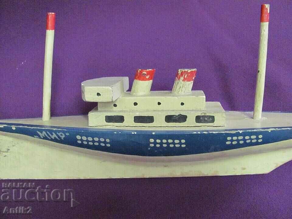 Old Wooden Model Ship Model - Stalin with price 80.00 BGN | € 40.90