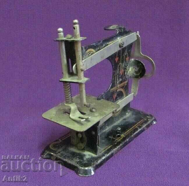 Antique Metal Children's Toy - Sewing Machine - 5 Antique Metal Children's Toy - Sewing Machine - 5