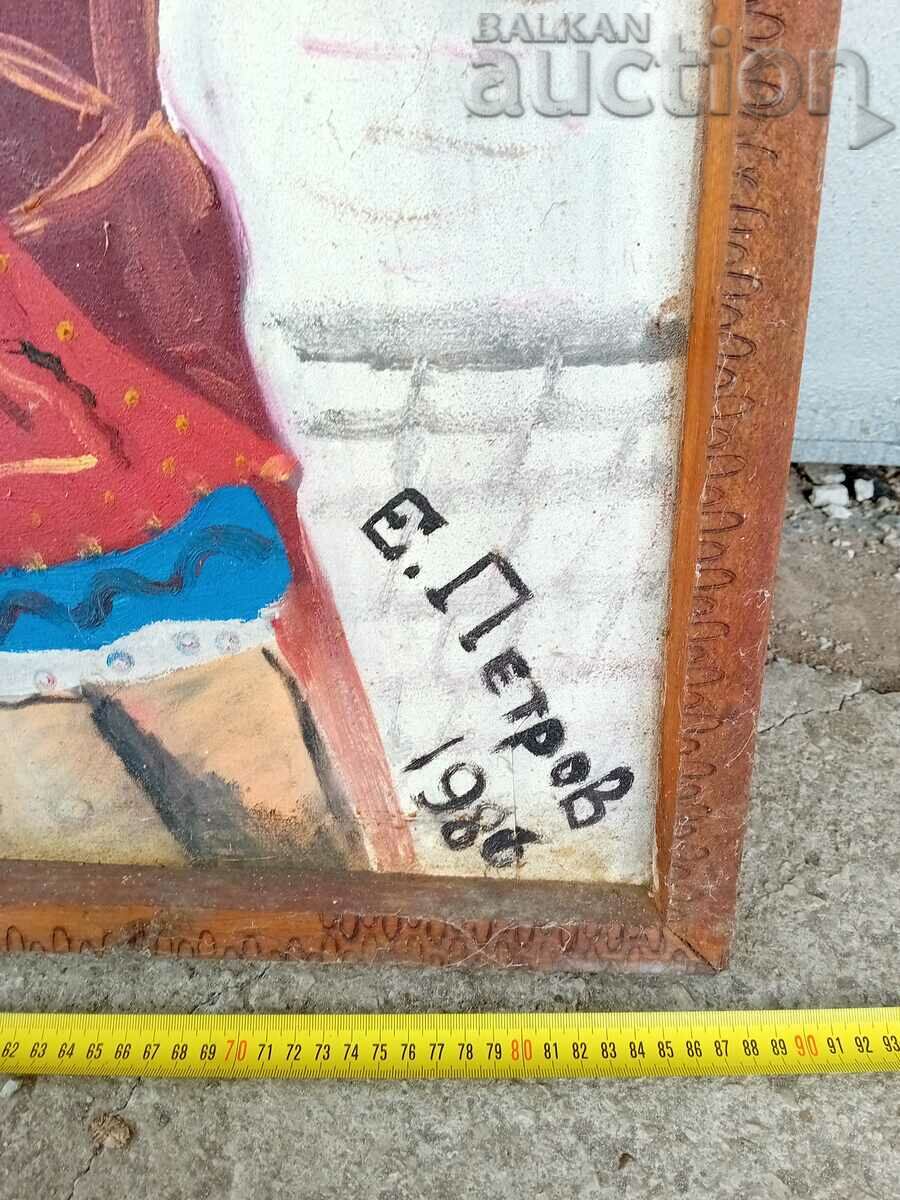 oil canvas painting for a tavern late social 80s - 5 oil canvas painting for a tavern late social 80s - 5