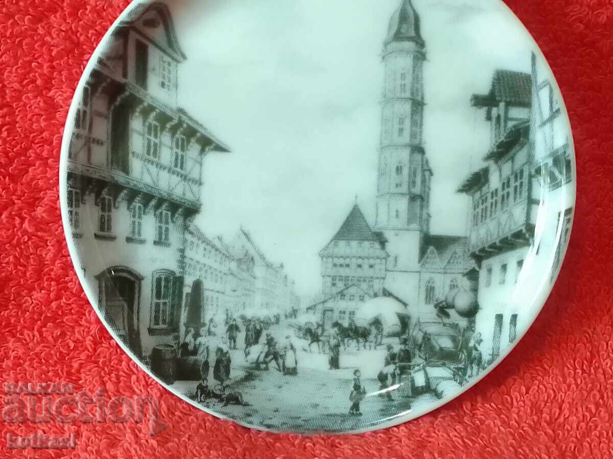 Old small porcelain plate Furstenberg F Germany with price 5.50 BGN | € 2.81