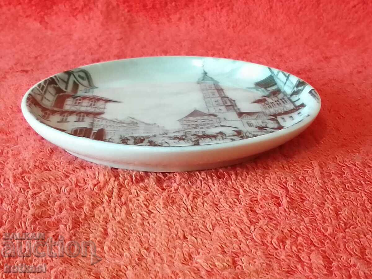 Доставка на Стара малка порцеланова чиния  Furstenberg F Германия