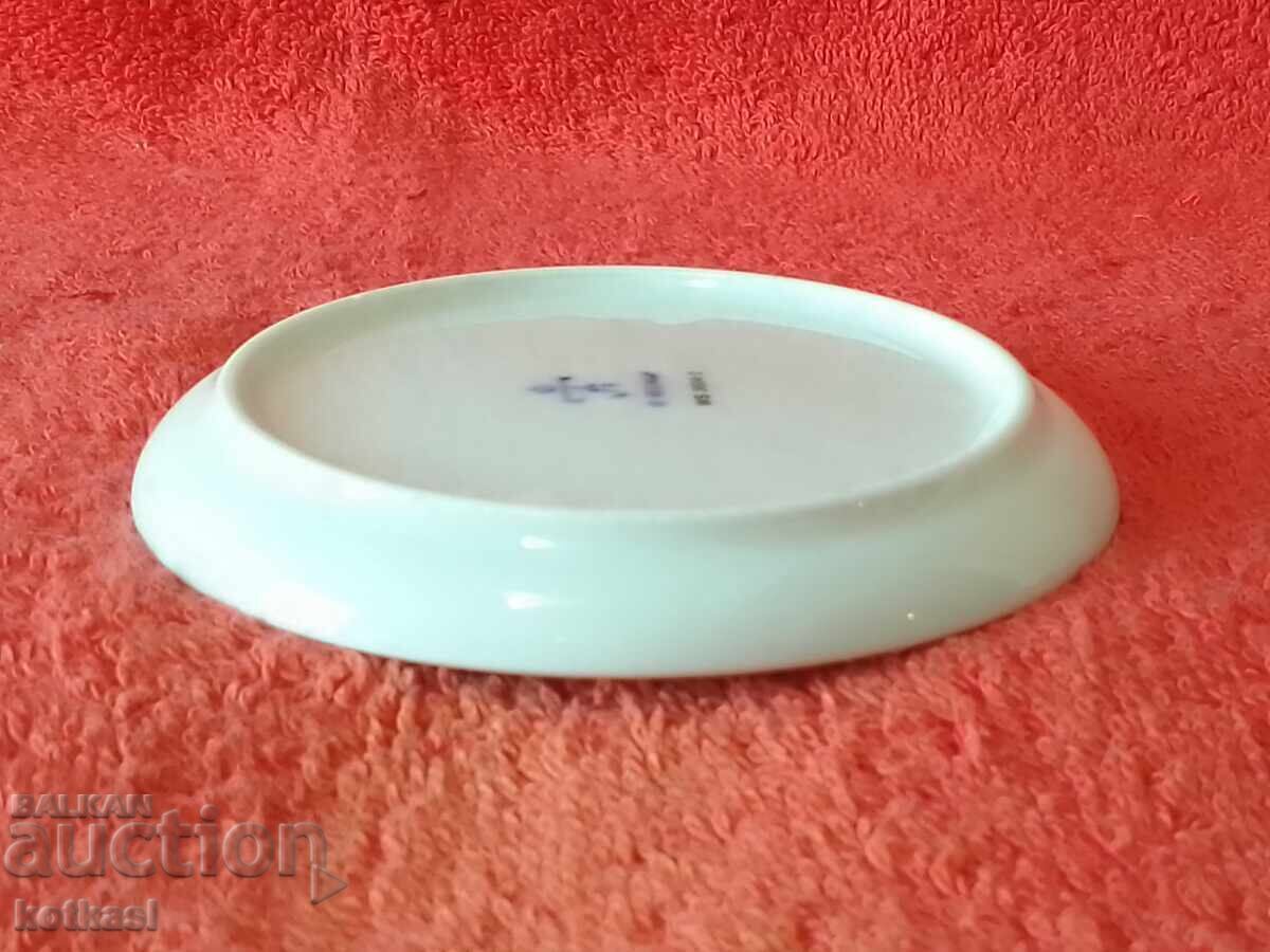 Стара малка порцеланова чиния  Furstenberg F Германия - 5