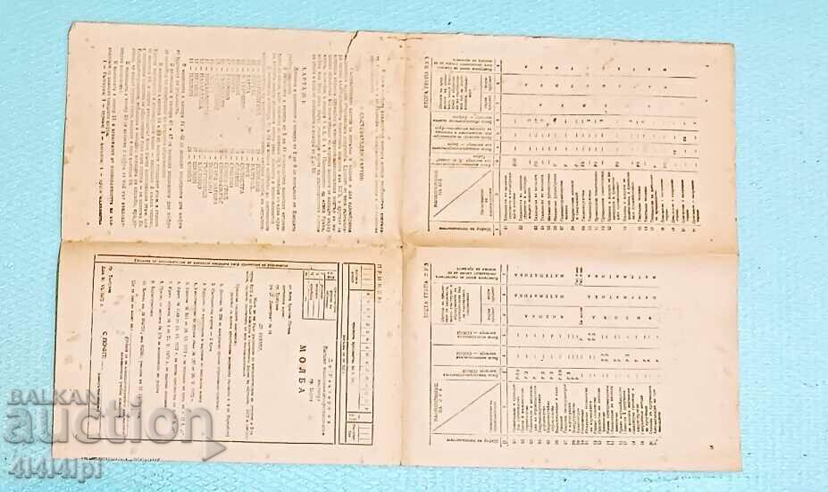 Οδηγία 1972 / 1973 έτος με τιμή 2.00 BGN | € 1.02