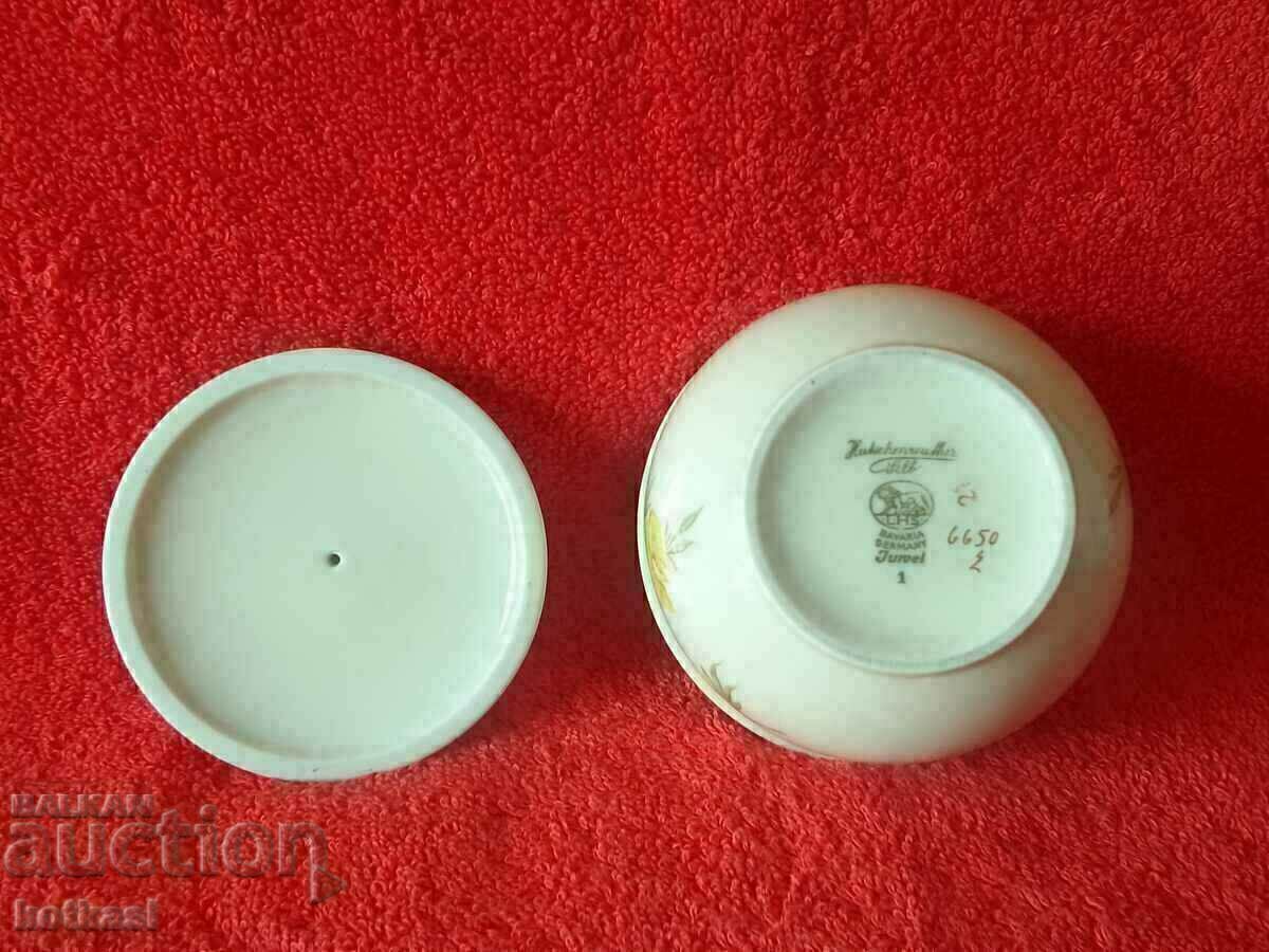 Old porcelain sugar bowl bowl HUTSCHENREUTHER Germany - 5 Old porcelain sugar bowl bowl HUTSCHENREUTHER Germany - 5