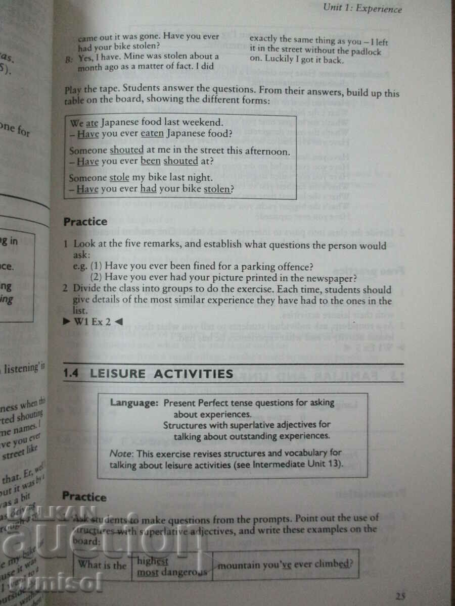 Auction  Meaning into Words Upper-intermediate - Teacher's Book