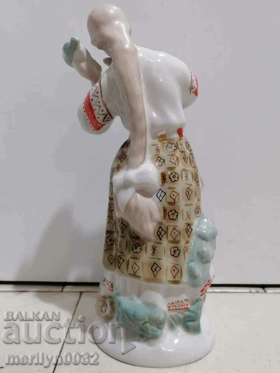 Figure of a girl in costume plastic statuette porcelain USSR with price 149.00 BGN | € 76.18 Figure of a girl in costume plastic statuette porcelain USSR with price 149.00 BGN | € 76.18