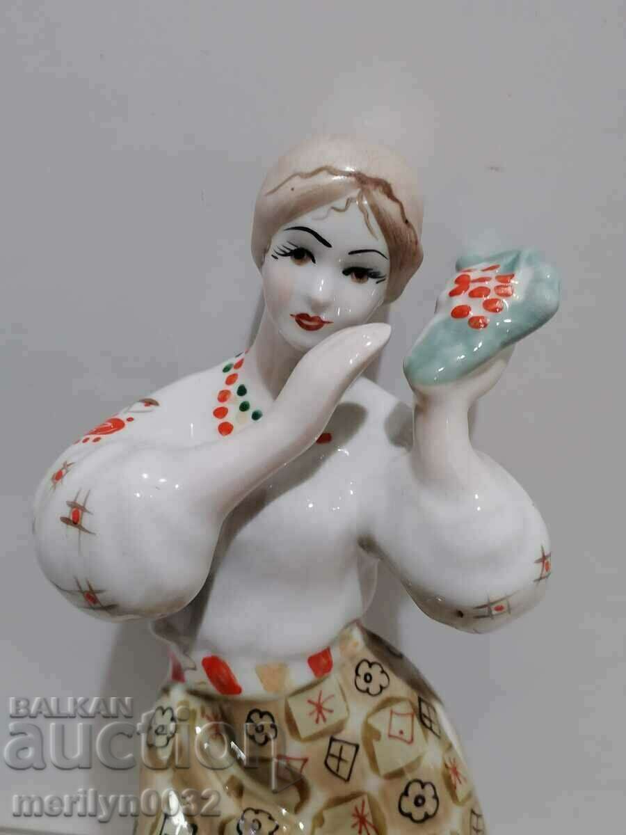 Delivery of Figure of a girl in costume plastic statuette porcelain USSR Delivery of Figure of a girl in costume plastic statuette porcelain USSR