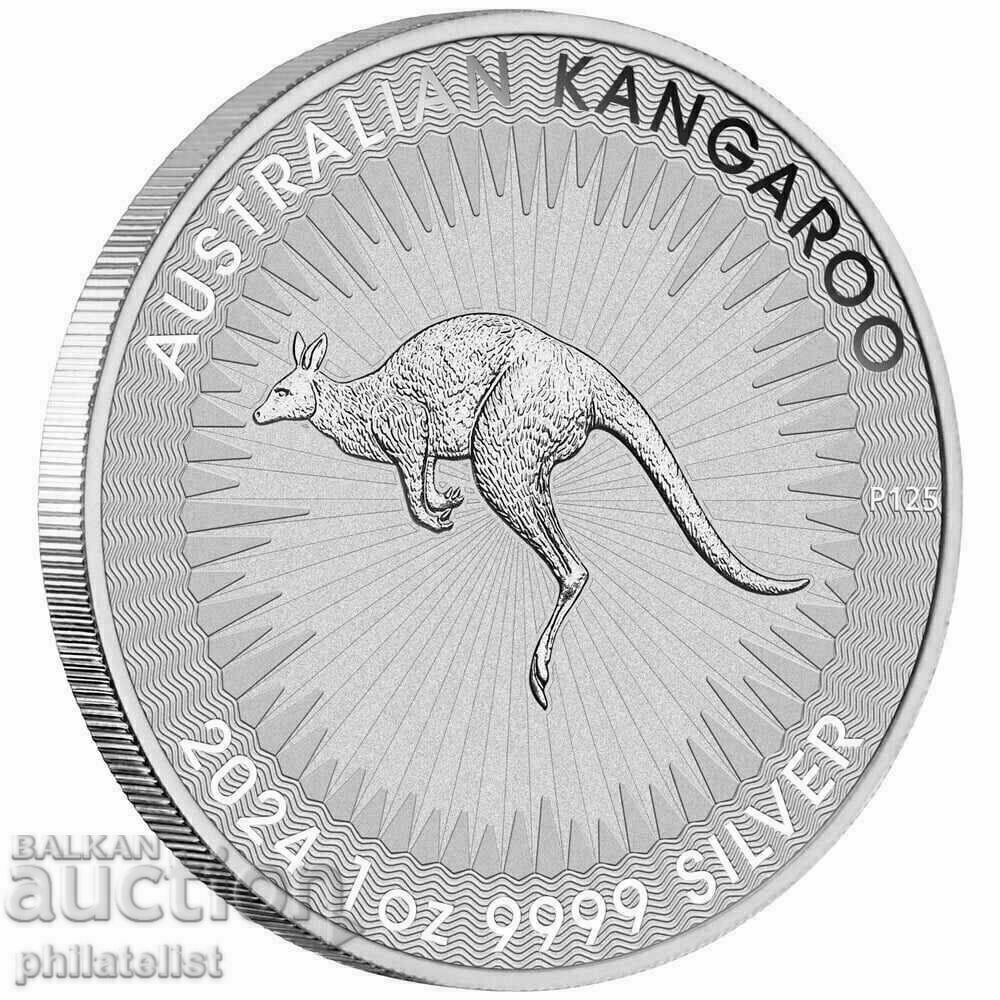 Αυστραλία 2024 - 1 Δολάριο - Καγκουρό - 1 ΟΖ - Ασημένιο νόμισμα