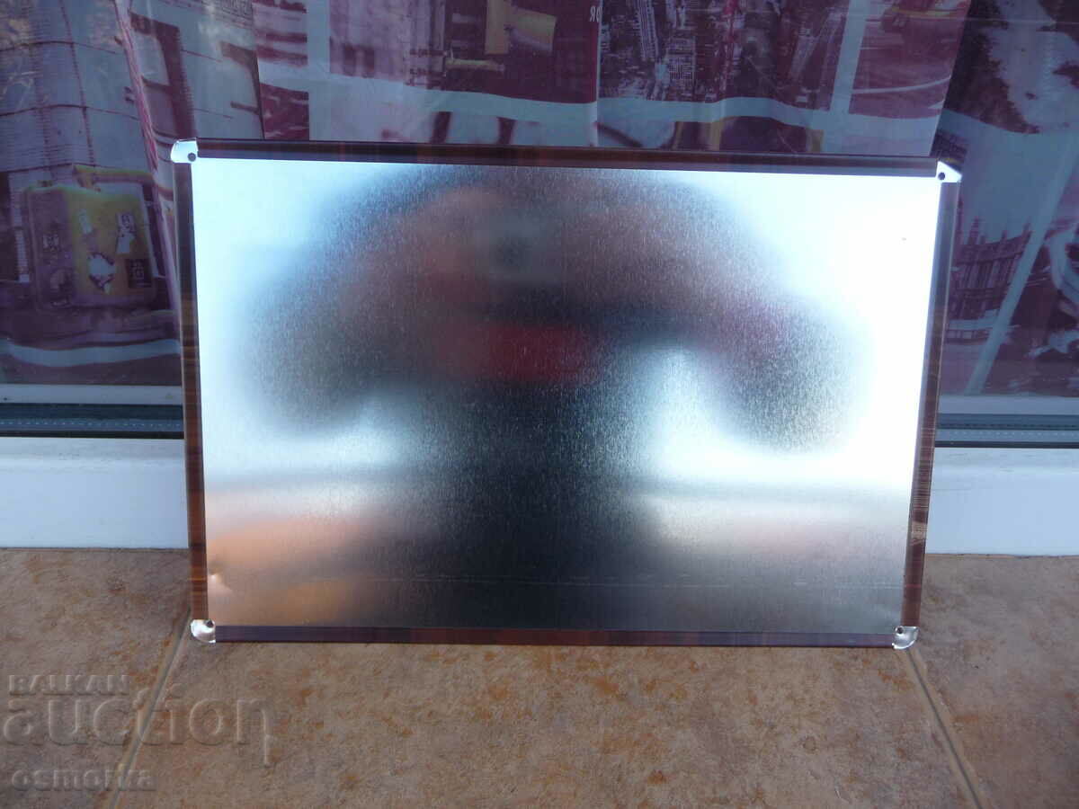 Auction  Metal plate various flags countries USA UK China Brazil EU