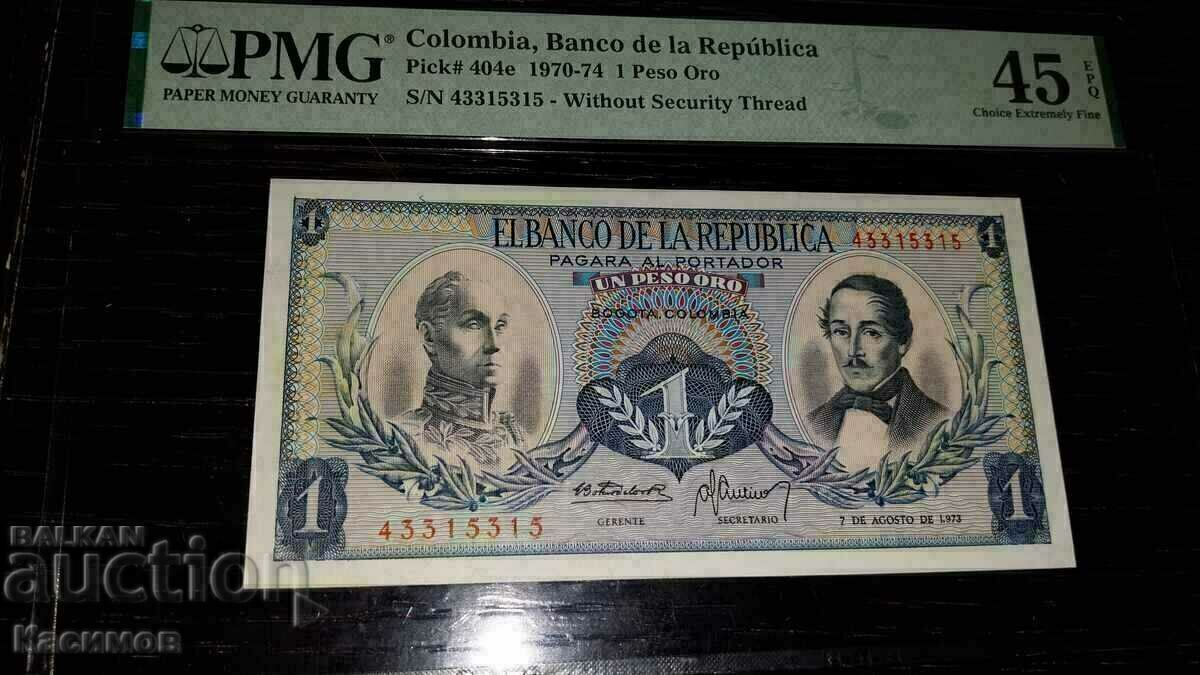 Πιστοποιημένο τραπεζογραμμάτιο από την Κολομβία!