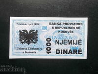 KOSOVO, 1000 dinars, 1999, rare, UNC