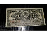 Old RARE Banknote from Cuba!