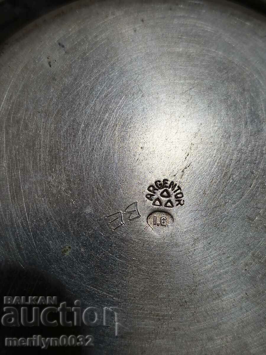 Bonbonniere glass and metal WMF service sugar bowl early 20th century - 5 Bonbonniere glass and metal WMF service sugar bowl early 20th century - 5