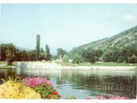 Carte poștală veche - Sandanski, Lacul din parc