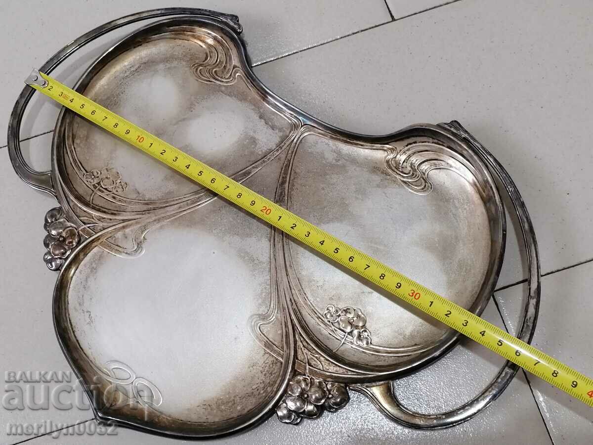 Service metal tray cups jug WMF early 20th century - 6 Service metal tray cups jug WMF early 20th century - 6