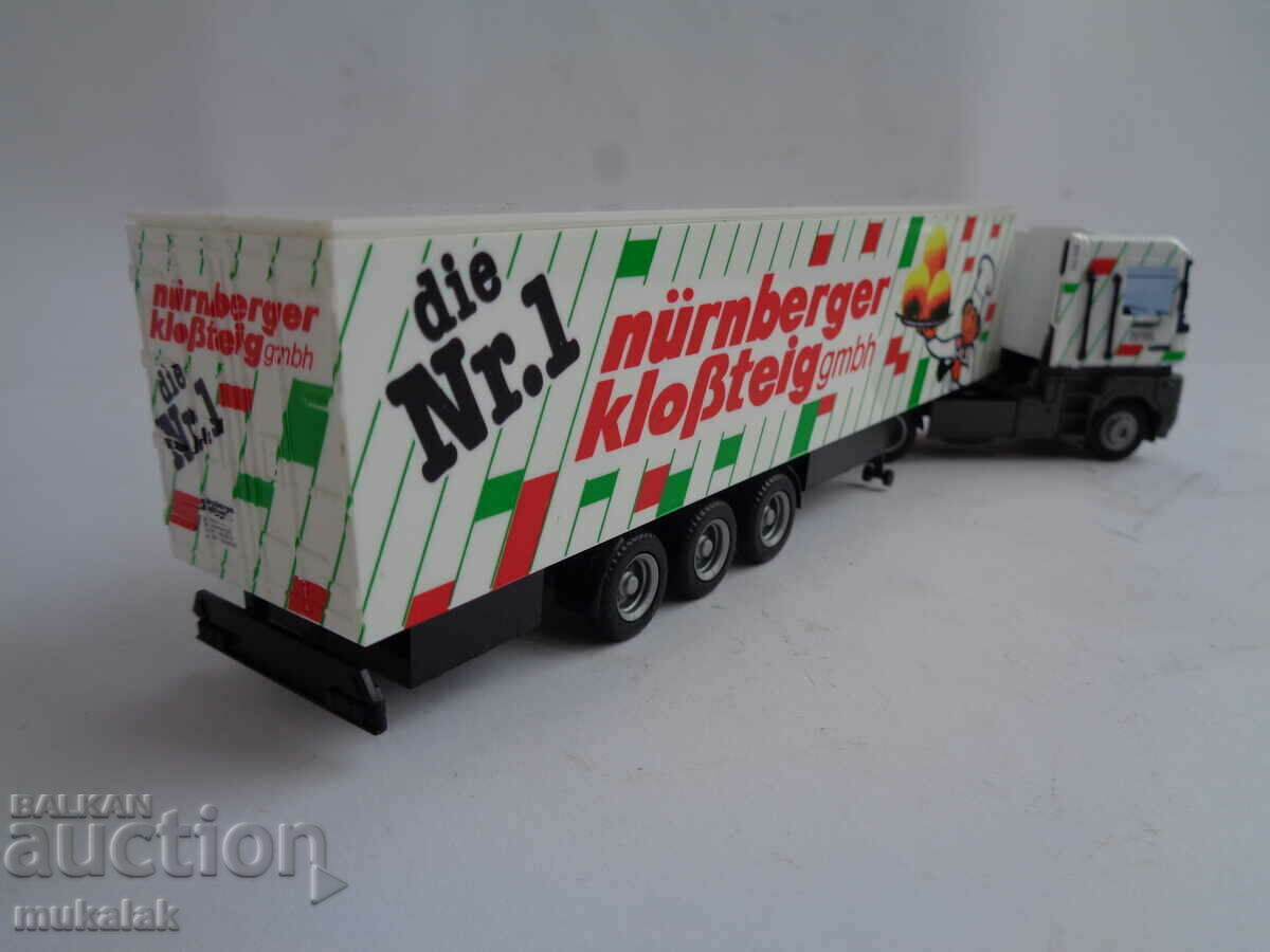 AMW 1:87 H0 RENAULT MAGNUM TIR TIR TROLLEY MODEL TRUCK - 7 AMW 1:87 H0 RENAULT MAGNUM TIR TIR TROLLEY MODEL TRUCK - 7