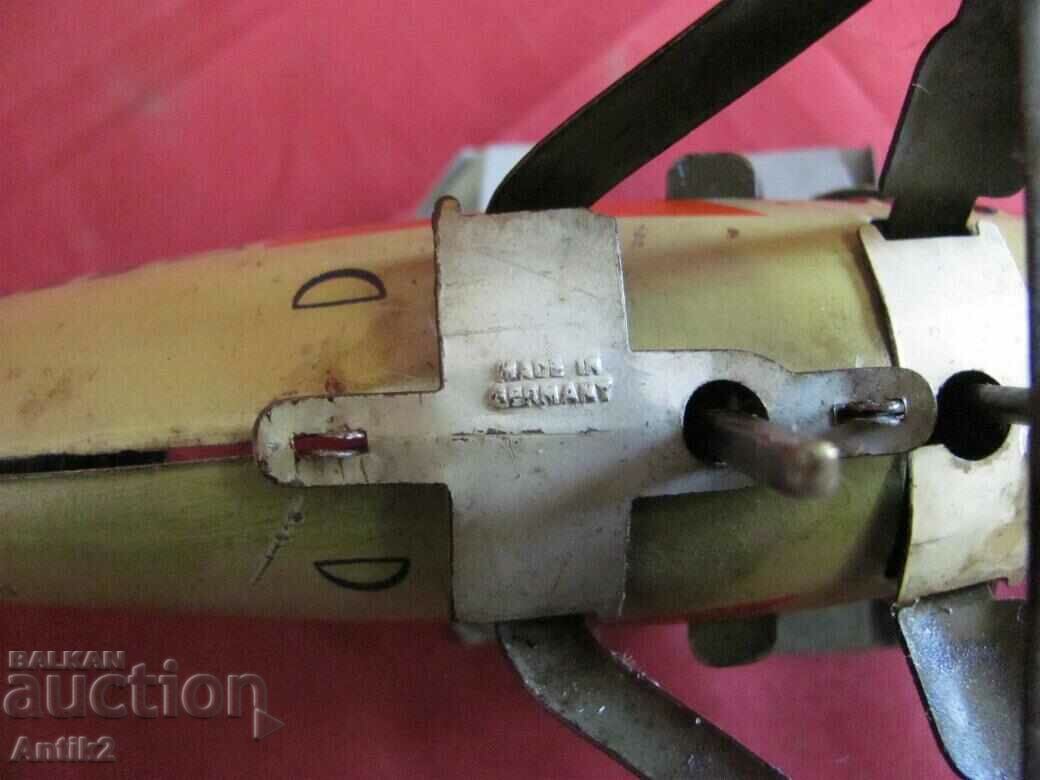 WWII Metal Toy Airplane D.R.P. Germany - 5 WWII Metal Toy Airplane D.R.P. Germany - 5