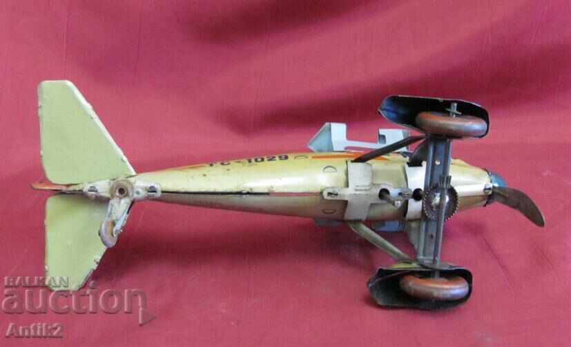 WWII Metal Toy Airplane D.R.P. Germany - 6 WWII Metal Toy Airplane D.R.P. Germany - 6