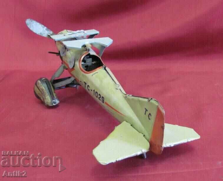 WWII Metal Toy Airplane D.R.P. Germany - 7 WWII Metal Toy Airplane D.R.P. Germany - 7