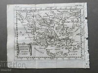 1744 - OLD MAP - GREECE = ORIGINAL +
