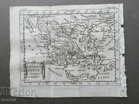 1744 - HARTA VECHE - GRECIA = ORIGINAL +