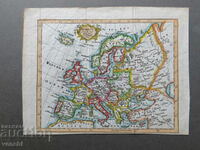 1759 - Χάρτης της Ευρώπης - Kitchin = πρωτότυπο +