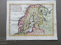 1737 - HARTA VECHE - SCANDINAVIA - GORDON = ORIGINAL +