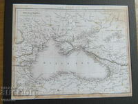 MAP - BLACK SEA, BULGARIA -1826 - COPY