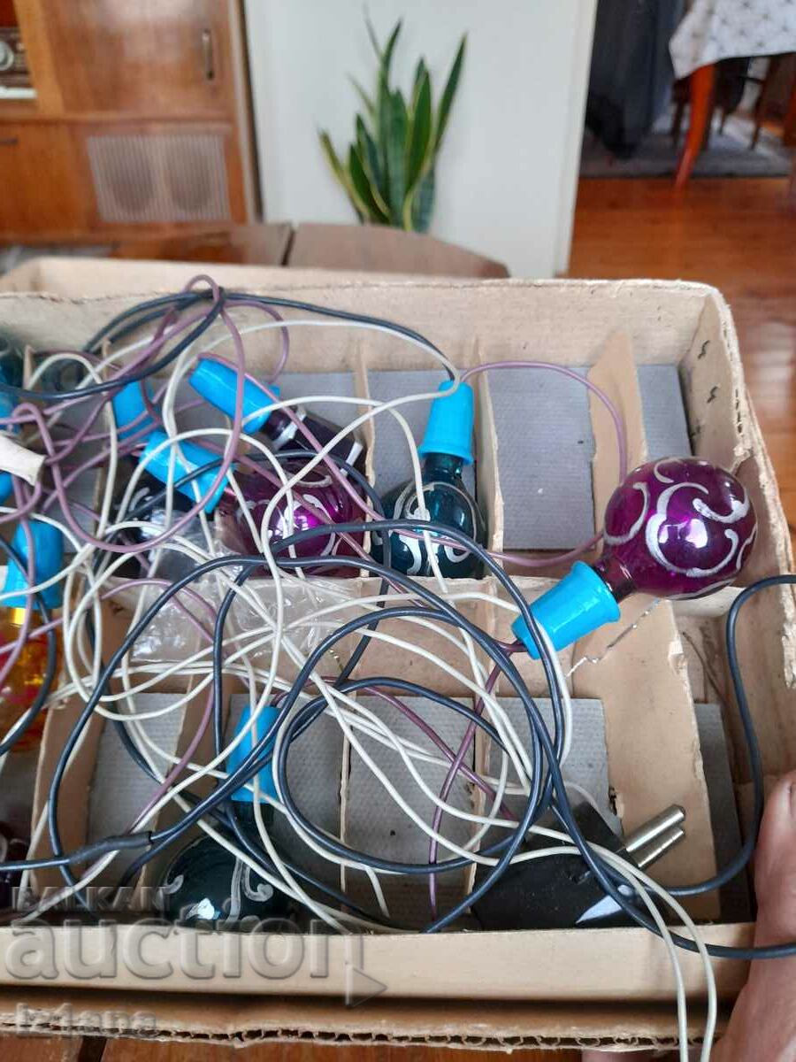 Old lamps, Christmas tree lights - 5