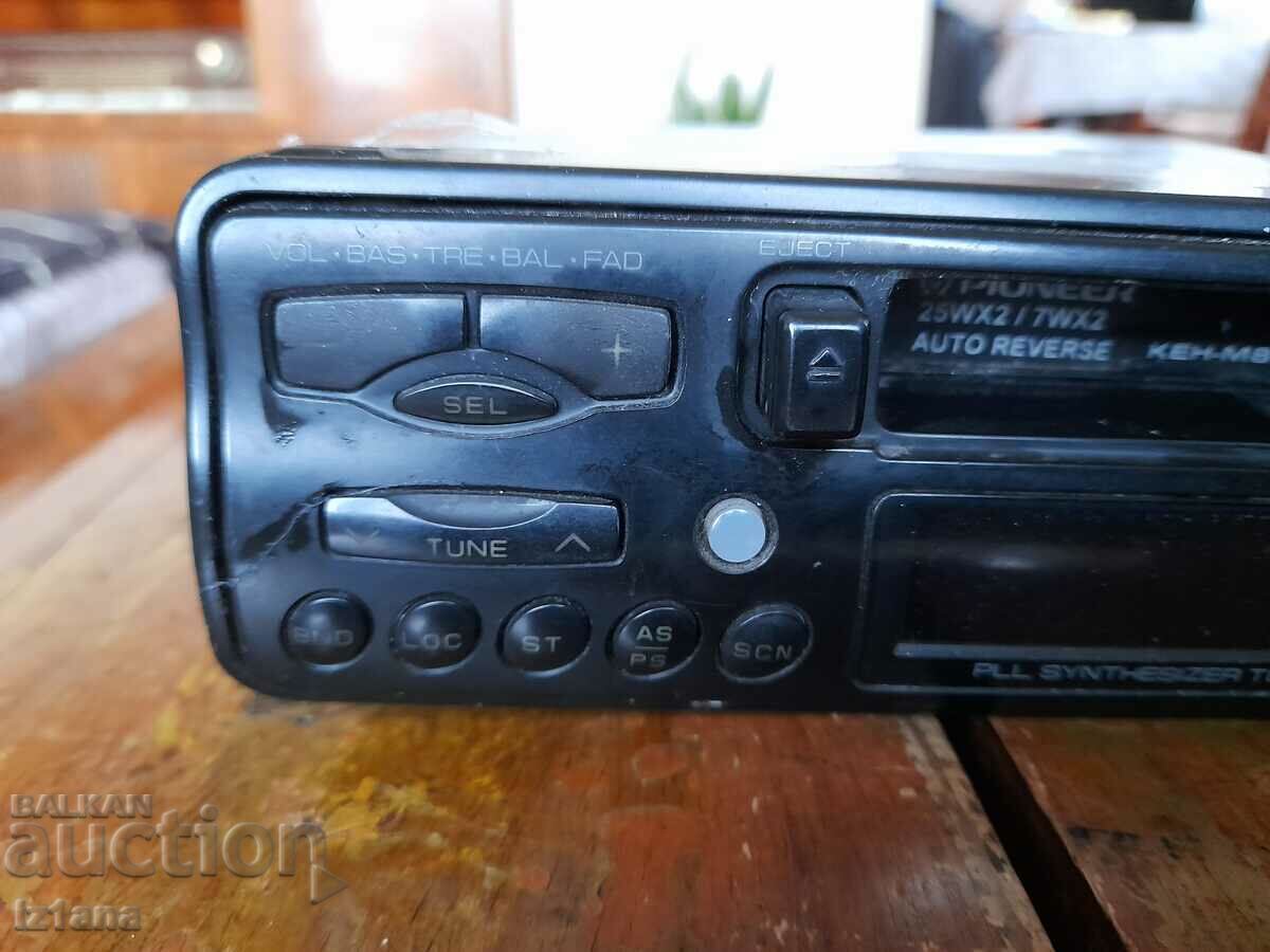 Old Pioneer car radio cassette player with price 11.00 BGN | € 5.62