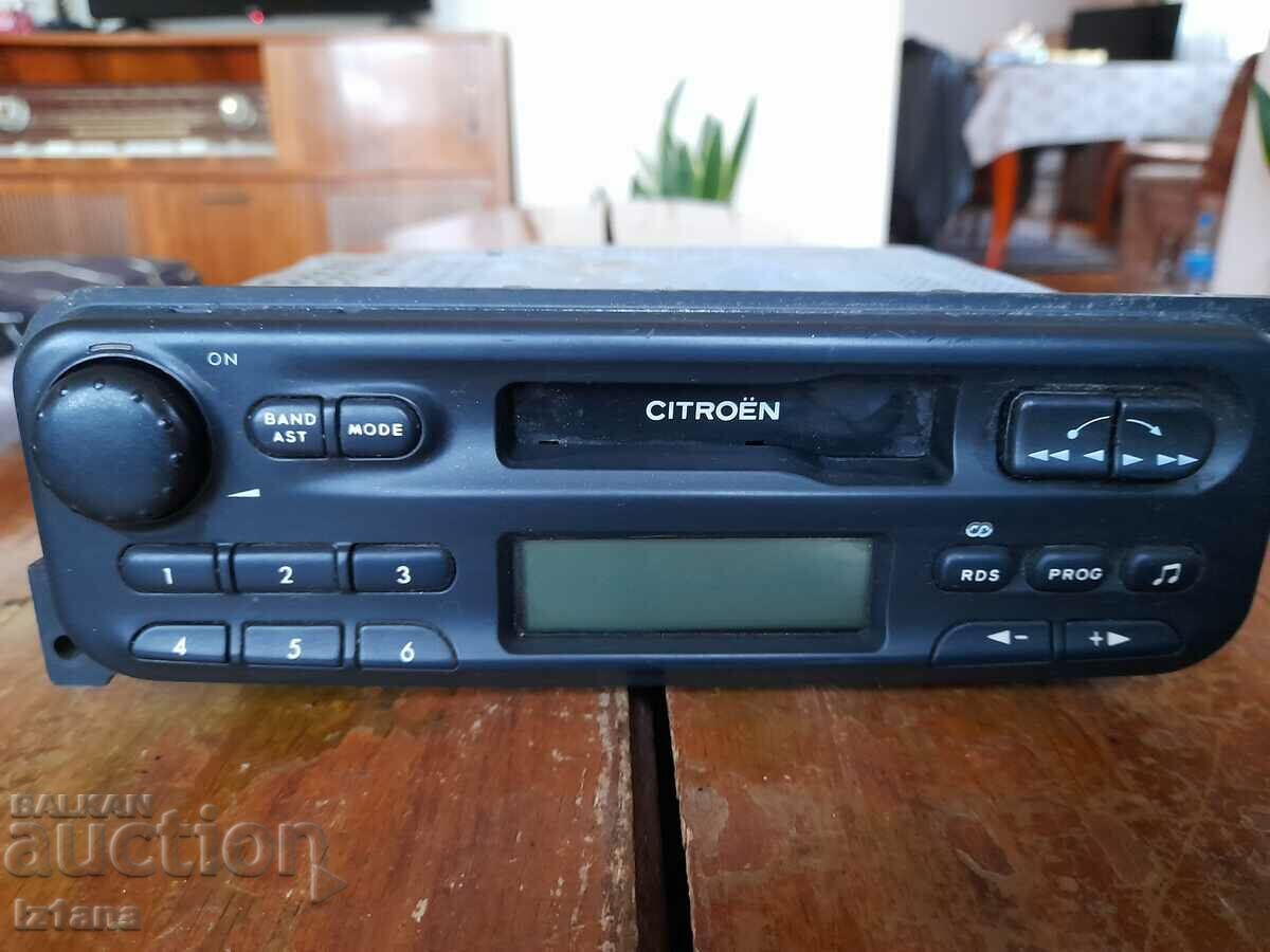 Old Citroen car radio cassette player with price 32.00 BGN | € 16.36 Old Citroen car radio cassette player with price 32.00 BGN | € 16.36