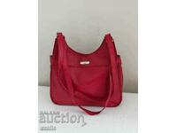 New handbag, red color