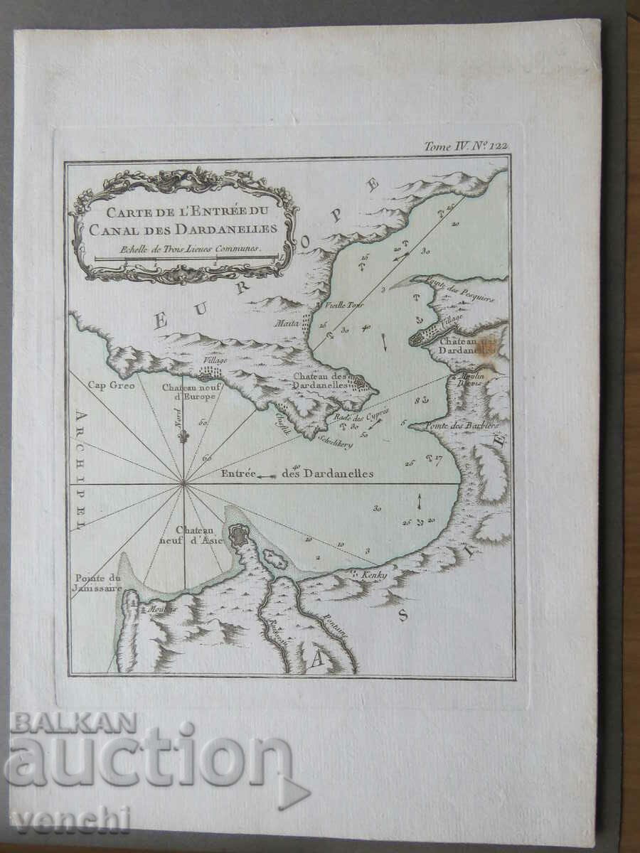 1764 - DARDANELLES STRAIT, TURKEY - BELLIN - ORIGINAL + with price 69.99 BGN | € 35.79 1764 - DARDANELLES STRAIT, TURKEY - BELLIN - ORIGINAL + with price 69.99 BGN | € 35.79