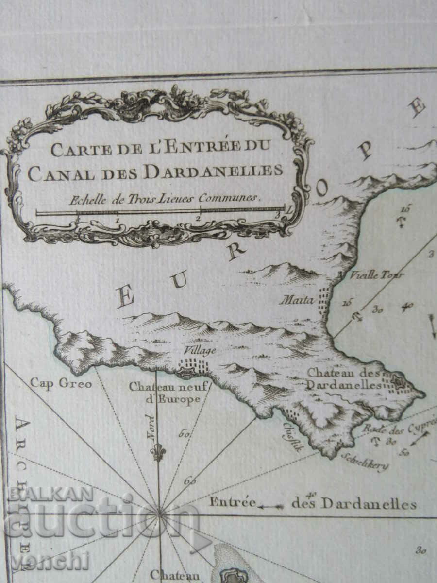 Auction 1764 - DARDANELLES STRAIT, TURKEY - BELLIN - ORIGINAL + Auction 1764 - DARDANELLES STRAIT, TURKEY - BELLIN - ORIGINAL +