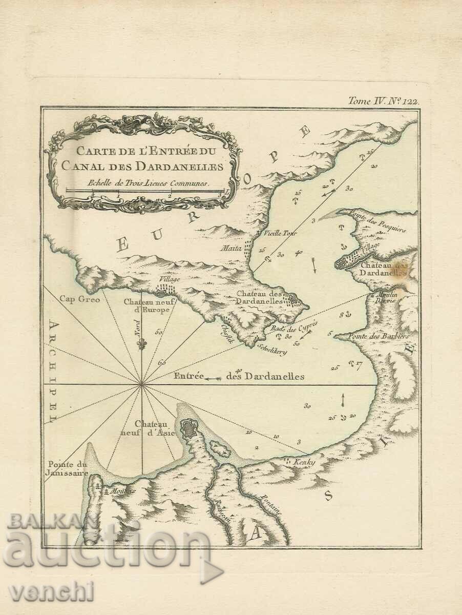 1764 - ПРОЛИВ ДАРДАНЕЛИ, ТУРЦИЯ - БЕЛИН - ОРИГИНАЛ +