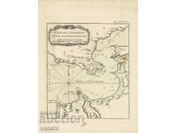 1764 - STÂMREA DARDANELLES, TURCIA - BELLIN - ORIGINAL +