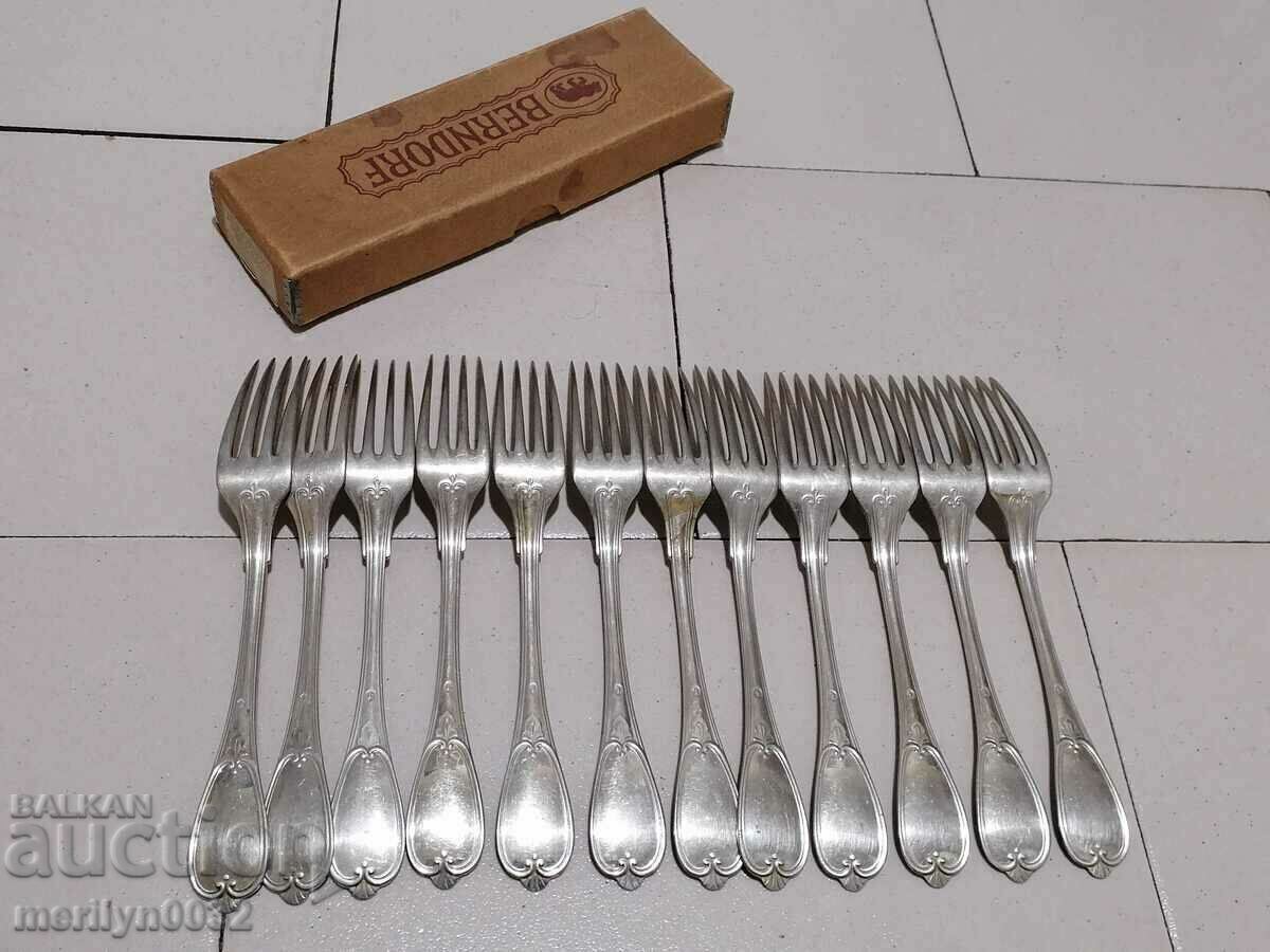 Set of 12 forks BERNDORF 1928 Alpaca unused fork - 6 Set of 12 forks BERNDORF 1928 Alpaca unused fork - 6