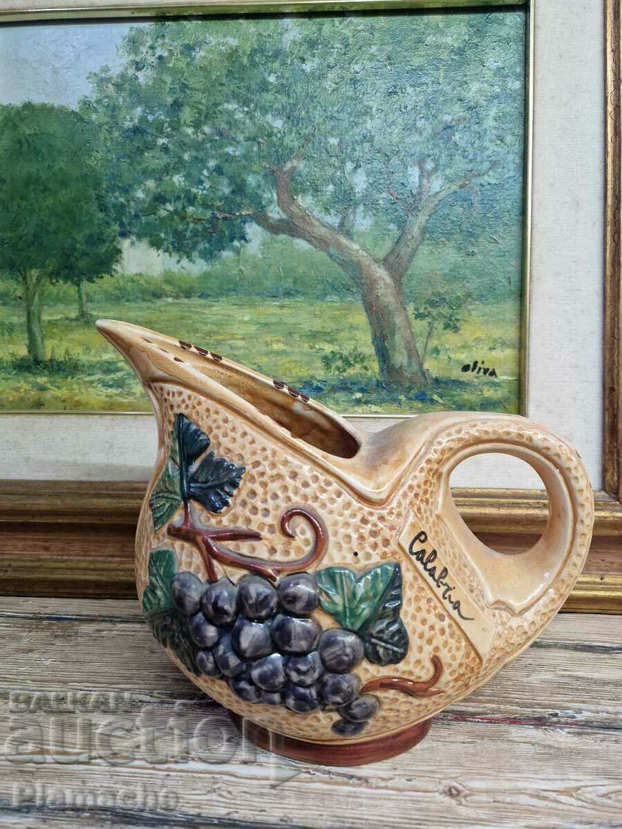 Ceramic wine jug