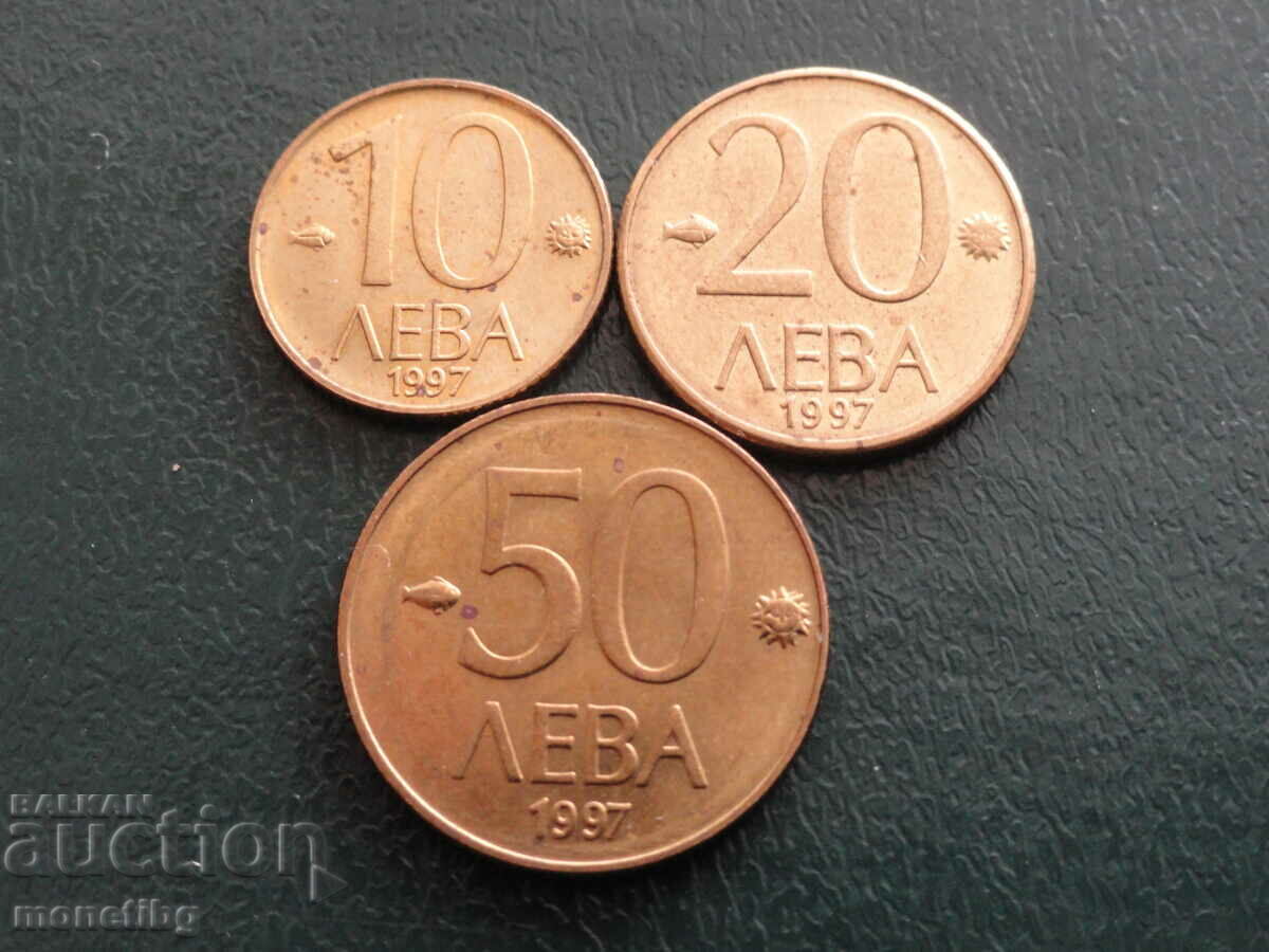 Bulgaria 1997 - Lotul complet de monede de schimb