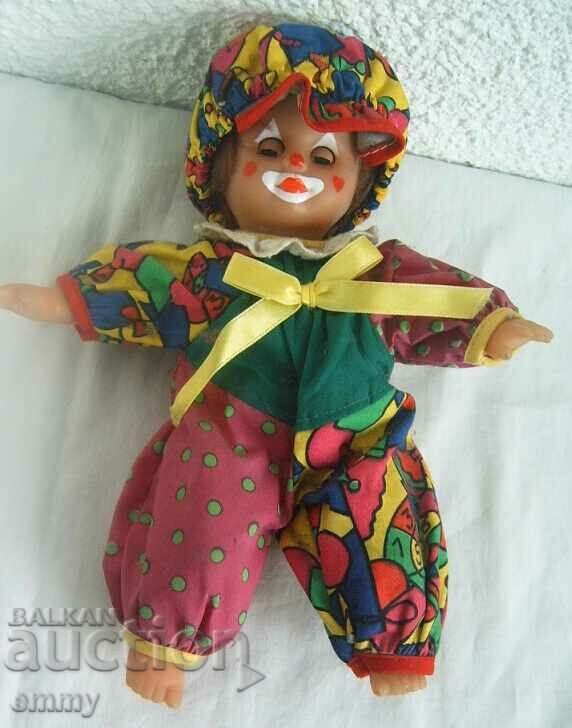 Кукла клоун със затварящи се очи, 23 см