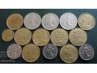 Γαλλία - Νομίσματα (15 τεμάχια)